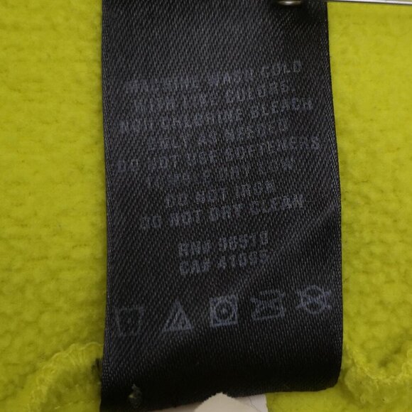 Under Armour Men's Size XL Neon Green w/ Blue Logo Fleece Lined Hoodie - Picture 5 of 12